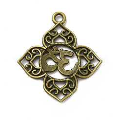 Tibetan Style Alloy Pendants&nbsp;FIND-C023-02AB