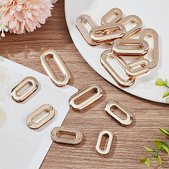 16Pcs 4 Style Zinc Alloy Screw-in Grommet Eyelet Findings&nbsp;FIND-WR0008-55