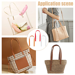3 Sets 3 Colors PU Leather Bag Handles&nbsp;FIND-WR0008-65