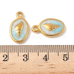 304 Stainless Steel Enamel Pendants&nbsp;STAS-U057-15G-A