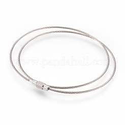 Tarnish Resistant 304 Stainless Steel Wrap Bracelets Making&nbsp;BJEW-I267-004B