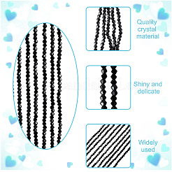 10 Strands Imitate Austrian Crystal Bicone Glass Beads Strands&nbsp;GLAA-HY0001-37C