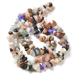 Natural & Synthetic Gemstone Chip Bead Strands&nbsp;G-M205-21