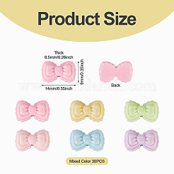 30Pcs Opaque Resin Decoden Cabochons&nbsp;RESI-TADJ0001-13B