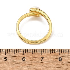 Adjustable Brass Micro Pave Cubic Zirconia Cuff Open Rings&nbsp;RJEW-JR01088-01