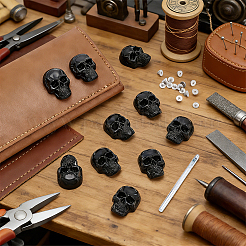 16 Bags Skull Alloy Decorative Rivets&nbsp;DIY-DR0007-75EB