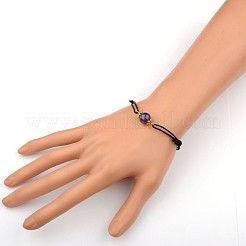Gemstone Adjustable Link Bracelets&nbsp;X-BJEW-JB01554-05