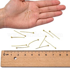 Brass Ball Head Pins&nbsp;LS-X-KK-R020-04G