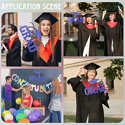 Graduation Season Wood Wall Hanging Decor&nbsp;AJEW-WH20006-232B