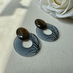Acrylic Stud Earrings&nbsp;WGC276C-01
