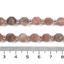 Natural Multi-Moonstone Beads Strands&nbsp;G-O201B-125F