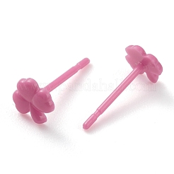 Eco-Friendly Plastic Stud Earrings&nbsp;EJEW-H120-04A-02