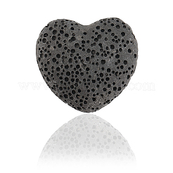 24Pcs Unwaxed Natural Lava Rock Beads&nbsp;G-LT0001-03B