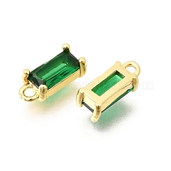 Brass Glass Pendants&nbsp;KK-Z156-02G-02