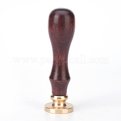 DIY Scrapbook Brass Wax Seal Stamps and Wood Handle&nbsp;AJEW-P068-A03