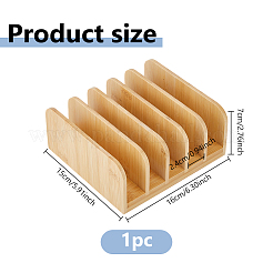 Wood Desktop File Holder Storage Stand&nbsp;AJEW-WH0410-52
