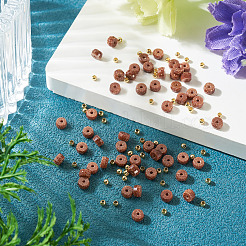 50Pcs Synthetic Goldstone Beads&nbsp;G-TAD0001-14