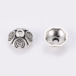Tibetan Style Alloy Bead Caps&nbsp;LF0652Y