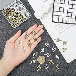 80Pcs 2 Colors Tibetan Style Alloy Pendants&nbsp;FIND-FH0003-85