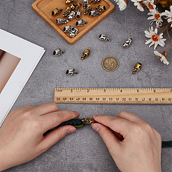 24Pcs 2 Colors Alloy EDC European Beads&nbsp;FIND-FG0005-48