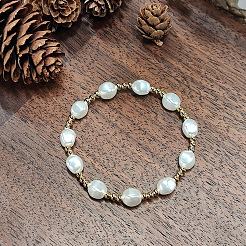 Baroque Style Pearl Multi-strands Bracelets for Women&nbsp;FF8225