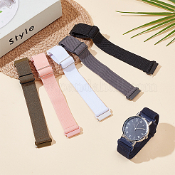 6Pcs 6 Colors Nylon Watch Bands&nbsp;AJEW-OC0015-64