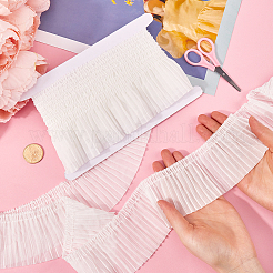 5 Yards Polyester Lace Ribbon&nbsp;OCOR-GF0003-56A