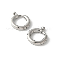 316 Surgical Stainless Steel Spring Gate Rings&nbsp;STAS-H234-06P-01