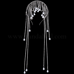1Pc Plastic Imitation Pearl Hair Bands&nbsp;OHAR-CY0001-23