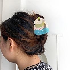 Cellulose Acetate(Resin) Claw Hair Clips&nbsp;PW-WGC465D-01