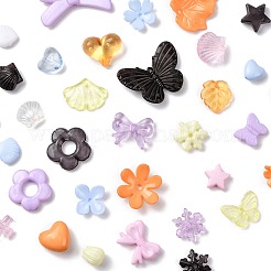 450Pcs 6 Colors Transparent & Opaque Acrylic Beads&nbsp;TACR-FS0001-67