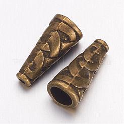 Tibetan Style Alloy Bead Cone&nbsp;TIBEB-00821-AB-NR