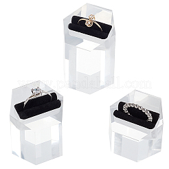 Acrylic Ring Display Stand Set&nbsp;RDIS-WH0001-19