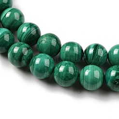 Natural Malachite Beads Strands&nbsp;G-A271-A01-10mm