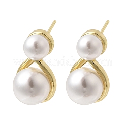 Brass Stud Earring&nbsp;LS-EJEW-H180-04G