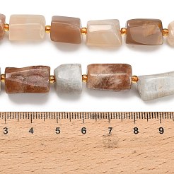 Natural Multi-Moonstone Beads Strands&nbsp;G-H329-A01-02
