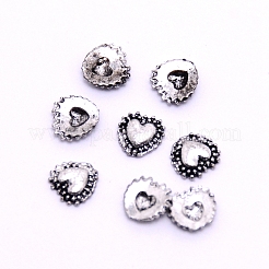 Alloy Cabochons&nbsp;MRMJ-WH0071-08-AS