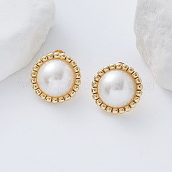 Half Round 304 Stainless Steel Stud Earrings&nbsp;IB1452