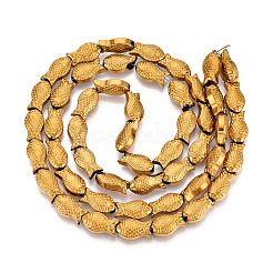 Electroplate Glass Beads Strands&nbsp;EGLA-T025-03G