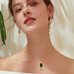 30Pcs Light Gold Plated Alloy Enamel Pendants&nbsp;ENAM-FH0001-68