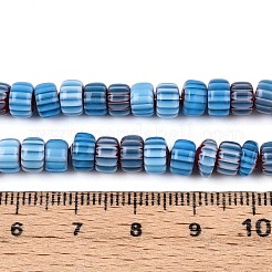 Handmade Millefiori Glass Beads Strands&nbsp;LAMP-T021-27A-04