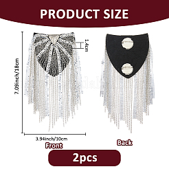 2Pcs Fashionable Tassel Epaulettes&nbsp;DIY-FH0008-89A-P