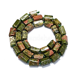 Natural Unakite Beads Strands&nbsp;G-O170-135