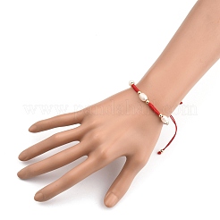 Adjustable Nylon Thread Braided Beads Bracelets Sets&nbsp;BJEW-JB05384