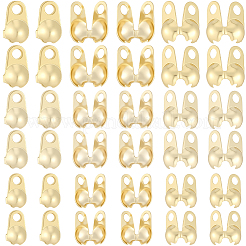 150Pcs 3 Styles Brass Bead Tips&nbsp;KK-BBC0027-85D