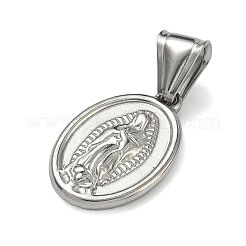Religious 304 Stainless Steel Pendants&nbsp;STAS-D225-14G
