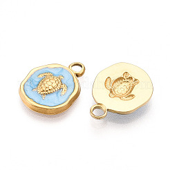 304 Stainless Steel Pendants&nbsp;STAS-N108-08B-G