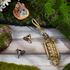 4Pcs 4 Style Brass EDC European Beads&nbsp;FIND-NB0005-02