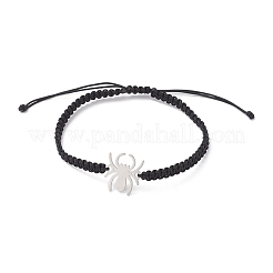 2Pcs 2 Styles Halloween 201 Stainless Steel Link Bracelets&nbsp;BJEW-TA00664