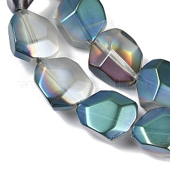 Electroplate Glass Beads Strands&nbsp;EGLA-C009-01A-HP02